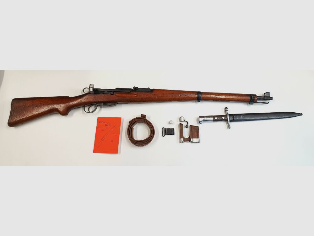 Waffenfabrik Bern Repetierbüchse Waffenfabrik Bern Schweizer K31 Kaliber 7,5x55swiss komplett nummerngleich + Bajonett