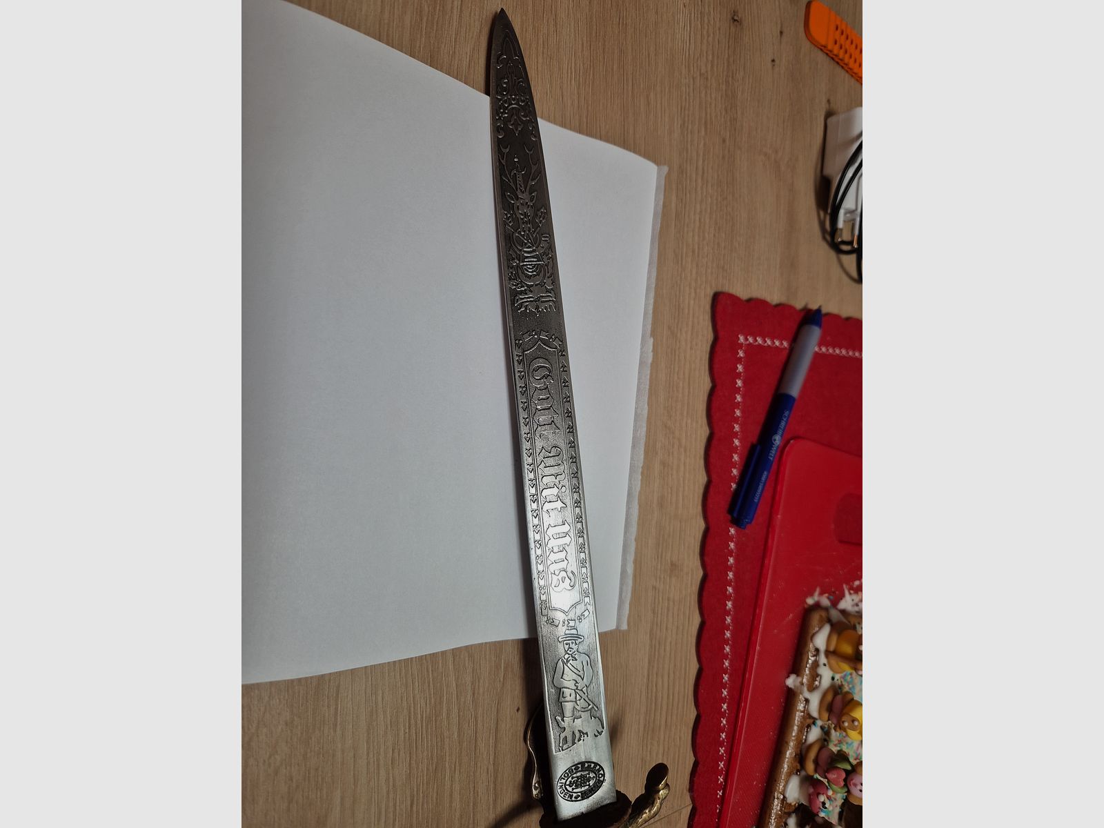 Honorary stag knife Solingen for sale complete...