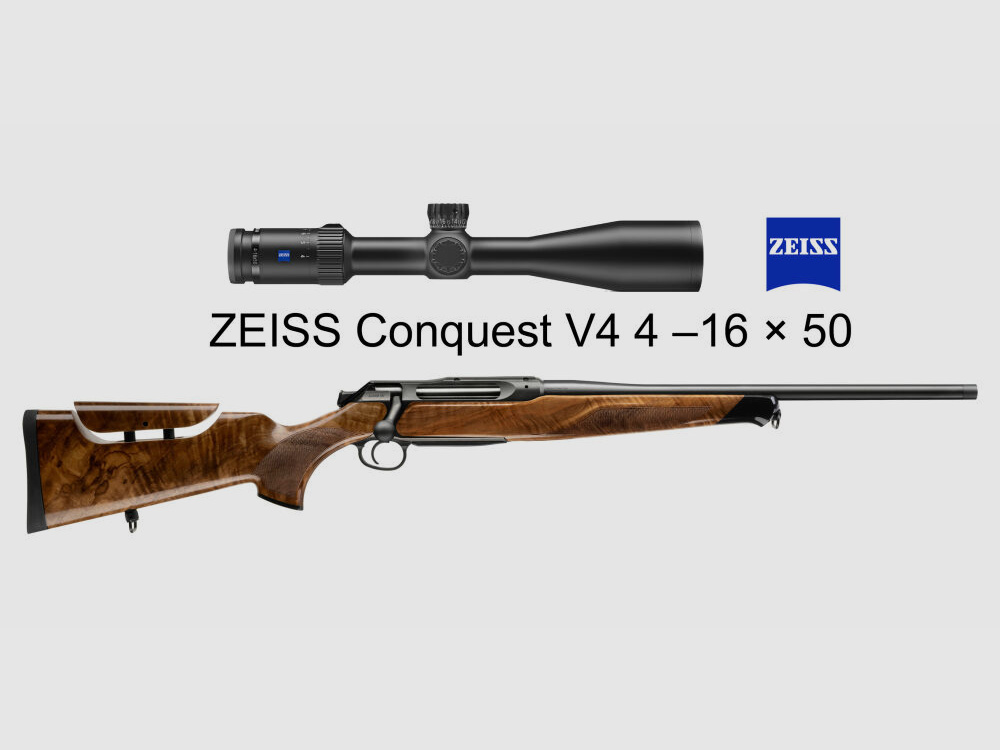 J.P. Sauer & Sohn Sauer 505 Ergo Lux Repetierbüchse HQ3 Ausstattungspaket Elegance + VSR | 8.5x55 Blaser | ZEISS V4 4-16x50