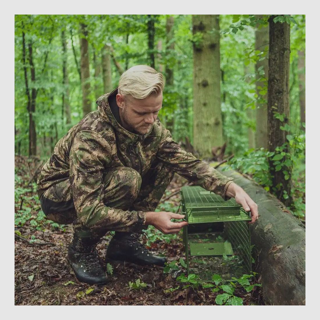 Falle Falle Lebendfang – zwei Klapptüren