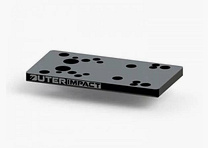 Outerimpact Red Dot Adapterplatte für Glock Schwarz