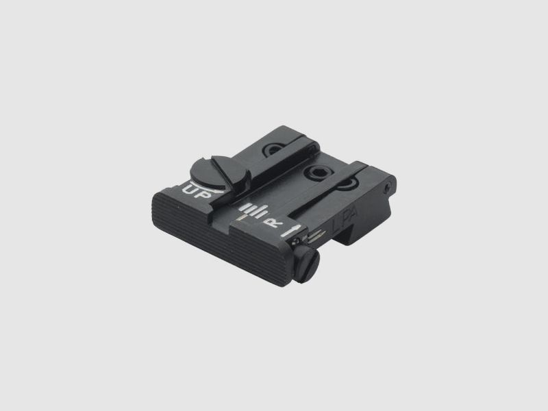 LPA TPU45CT07 adjustable micrometer rear sight for Colt Government M1911A1 – Black sight picture
