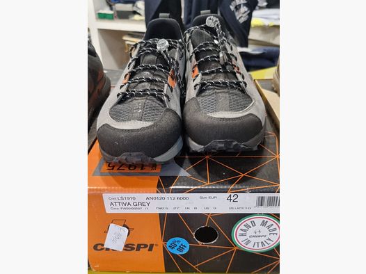 Crispi attiva gris chaussures TAILLE UNIQUE 42