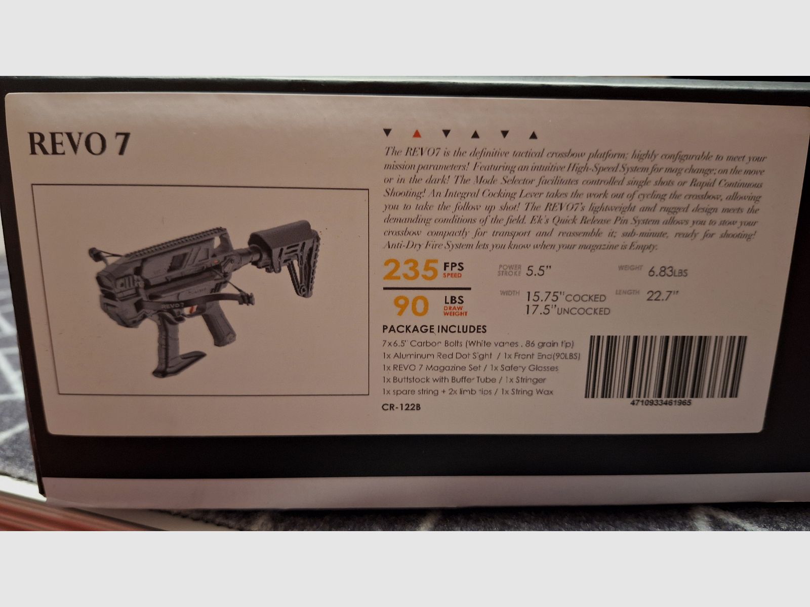 REVO 7 NEU! Taktische Pistolenarmbrust der 3. Generation