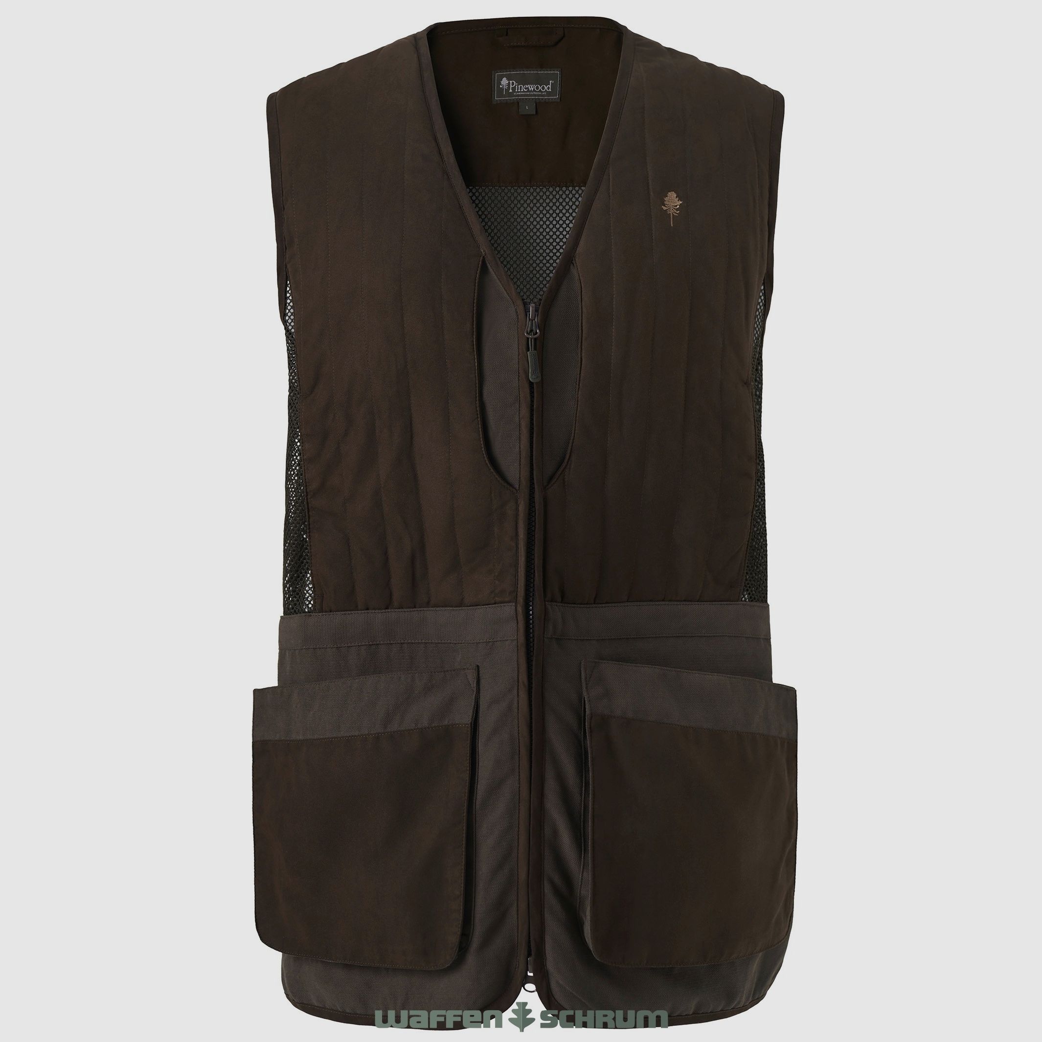 Pinewood Schießweste Suede Brown
