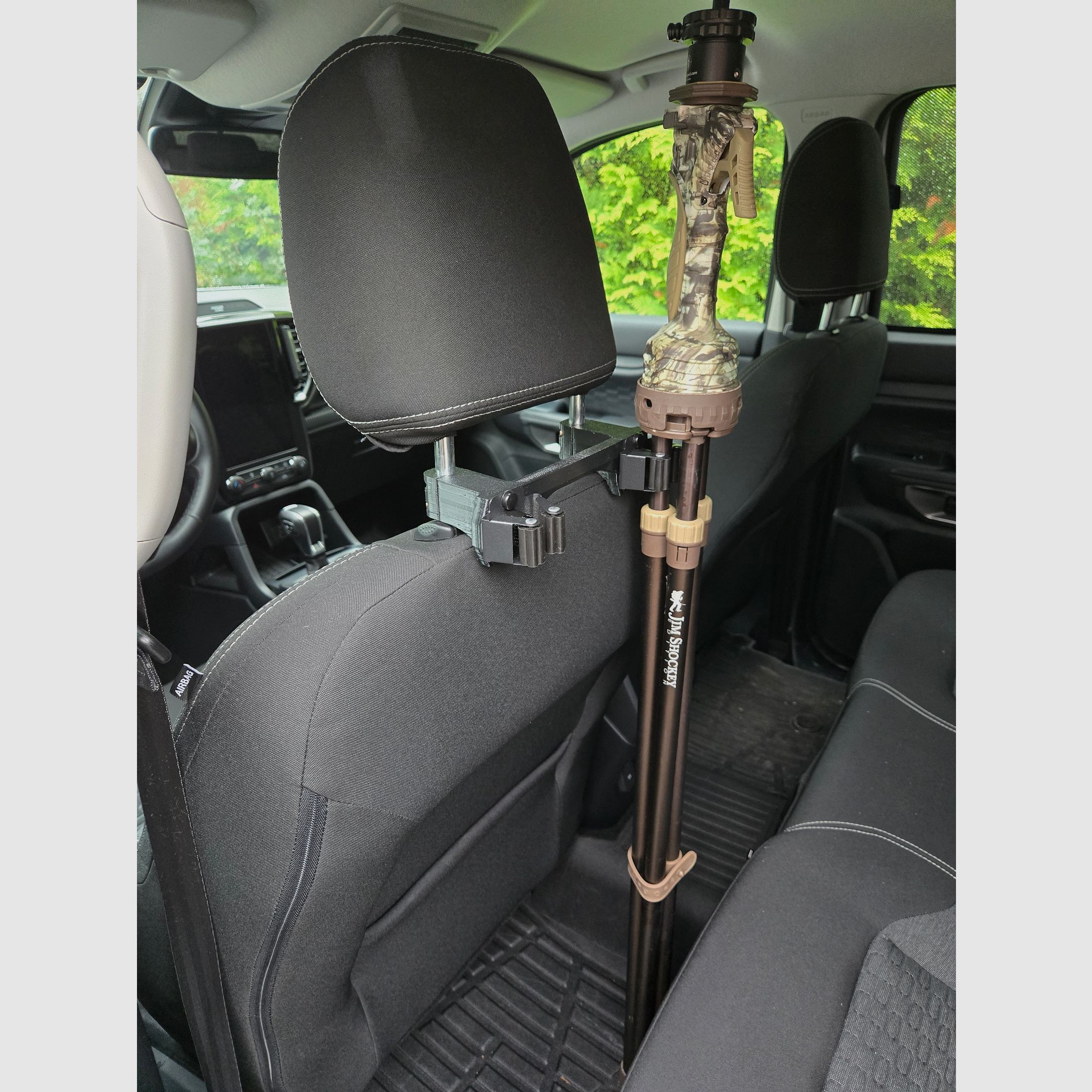 Car vehicle headrest holder rifle accessories, image 1 of 2