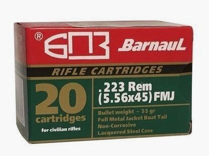 Barnaul .223 Rem FMJ 55grs