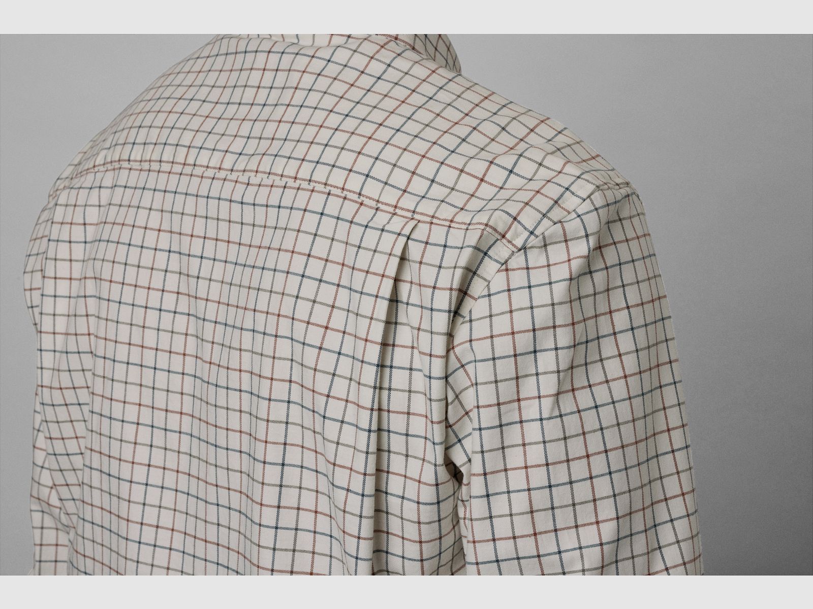 Seeland Oxford shooting shirt grape leaf/terracotta check, afbeelding 6 van 9