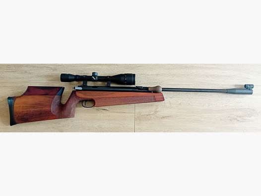 Luftgewehr Walther Modell LGR Rechtsschaft verstellbar mit Zielfernrohr 