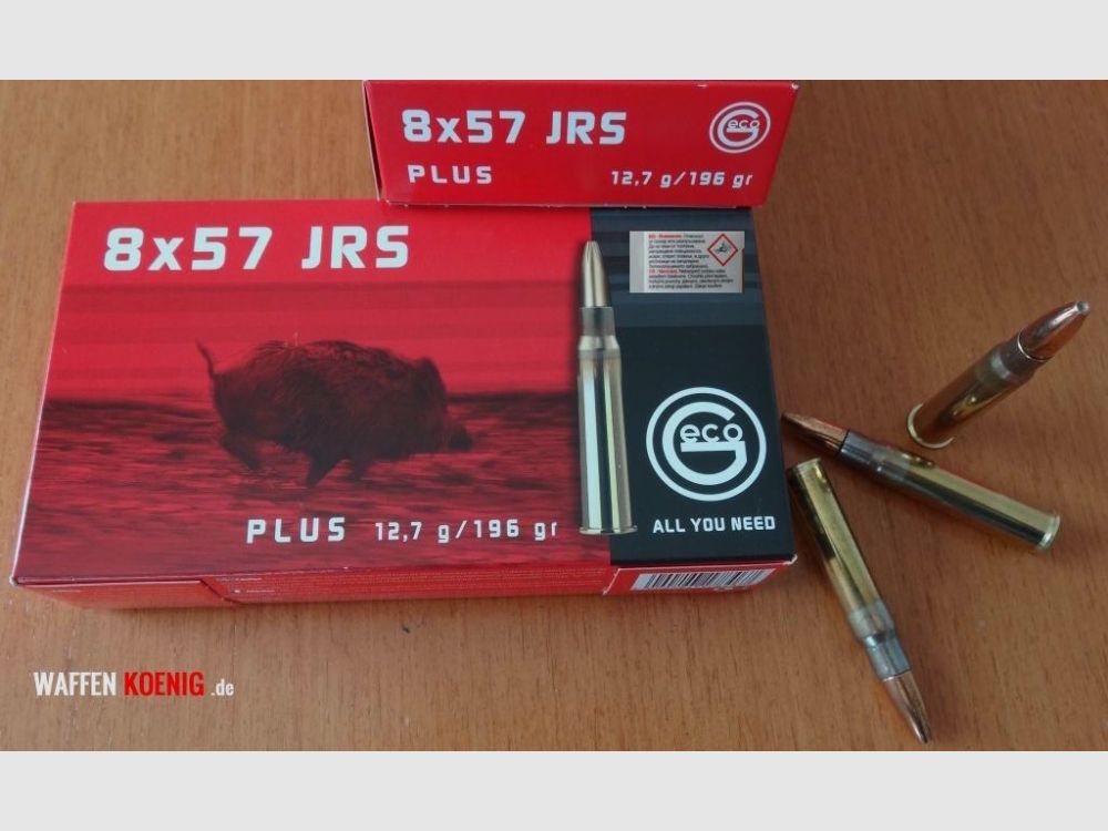 Geco 80 GECO Plus Patronen: 8x57 JRS-12,7 Gramm
