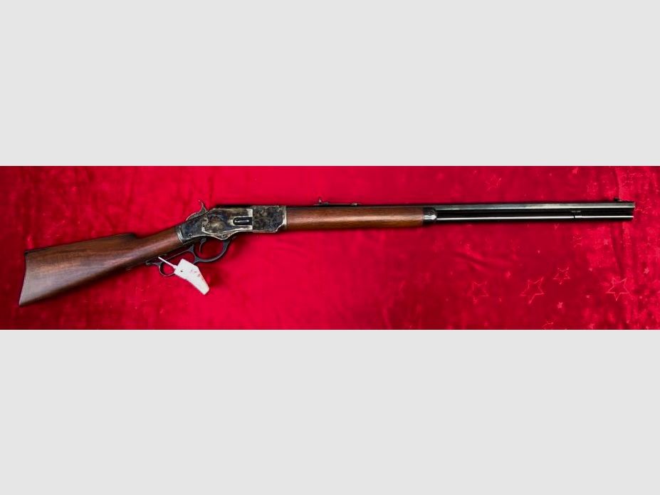 Winchester 73 aus Hege Uberti Fertigung Kal. 44 - 40  Ganzstahl bunt gehärtet mit 8-kant Lauf