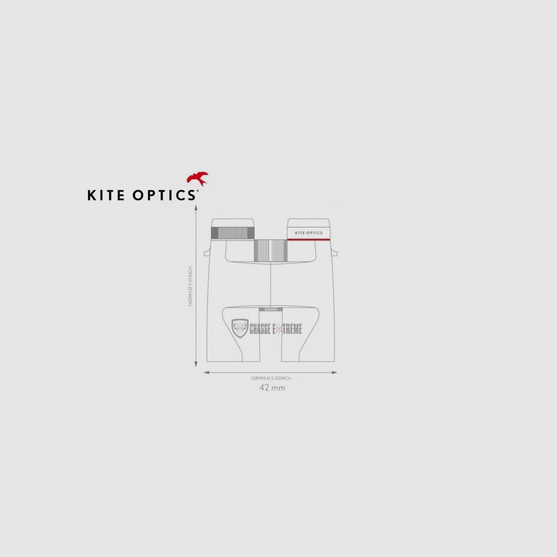 KITE Lynx Hd+ 8x42 Fernglas, Bild 2 von 3