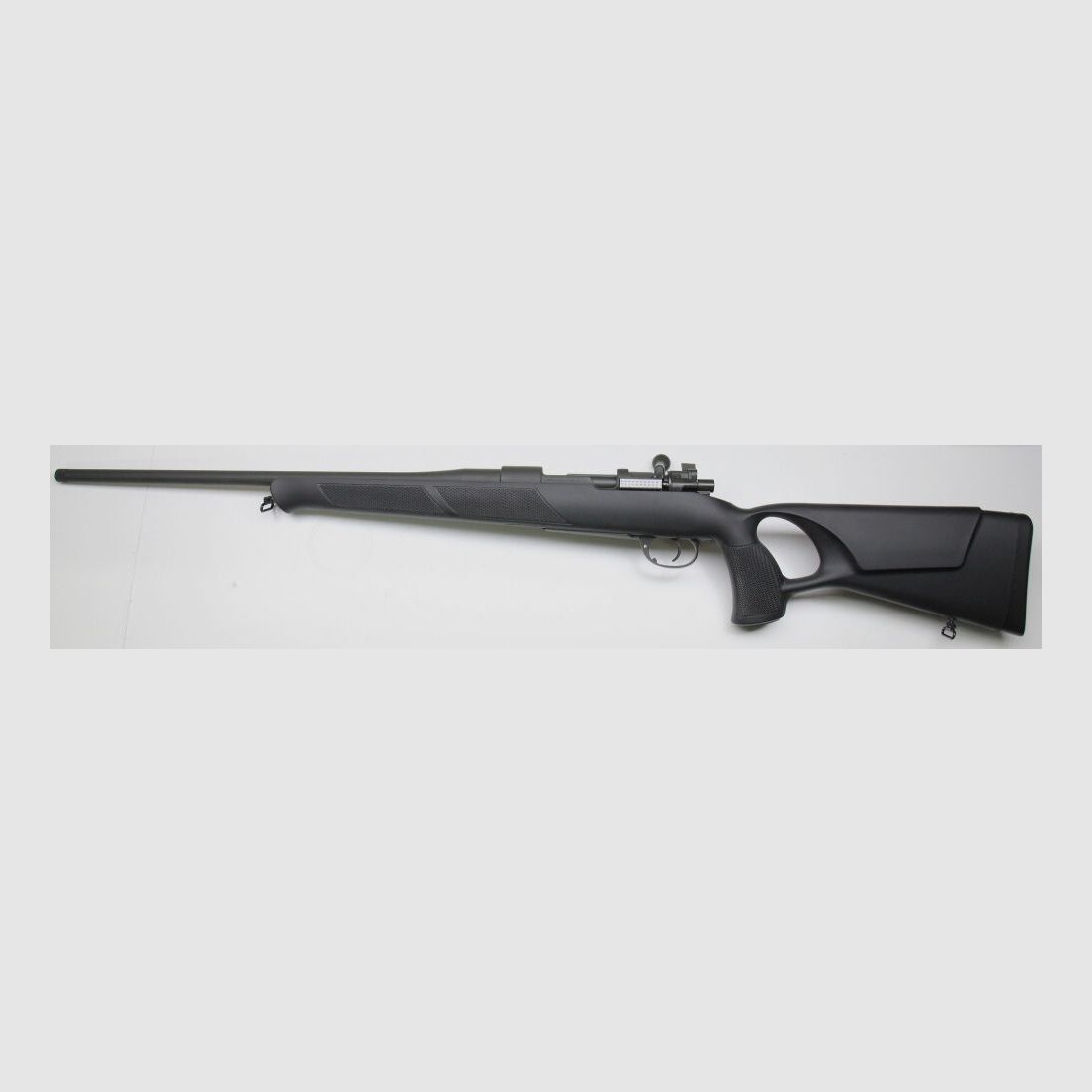 Faude Mod 98 plastic hole stock with Cerakote coating