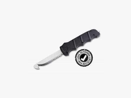 Böker Plus RESCUE OTF Kalashnikov rescue knife with glass breaker, §42a BKA notice free to carry