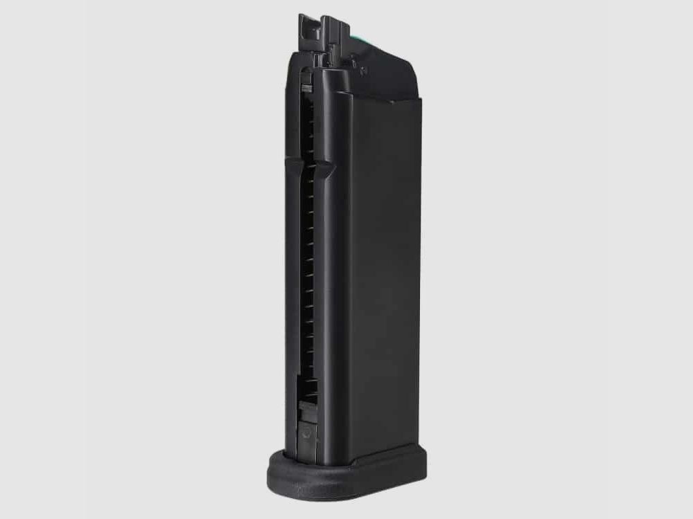 Ersatzmagazin fr G&G GTP9/SMC9 23-Schuss Airsoft GBB Pistole (schwarz)