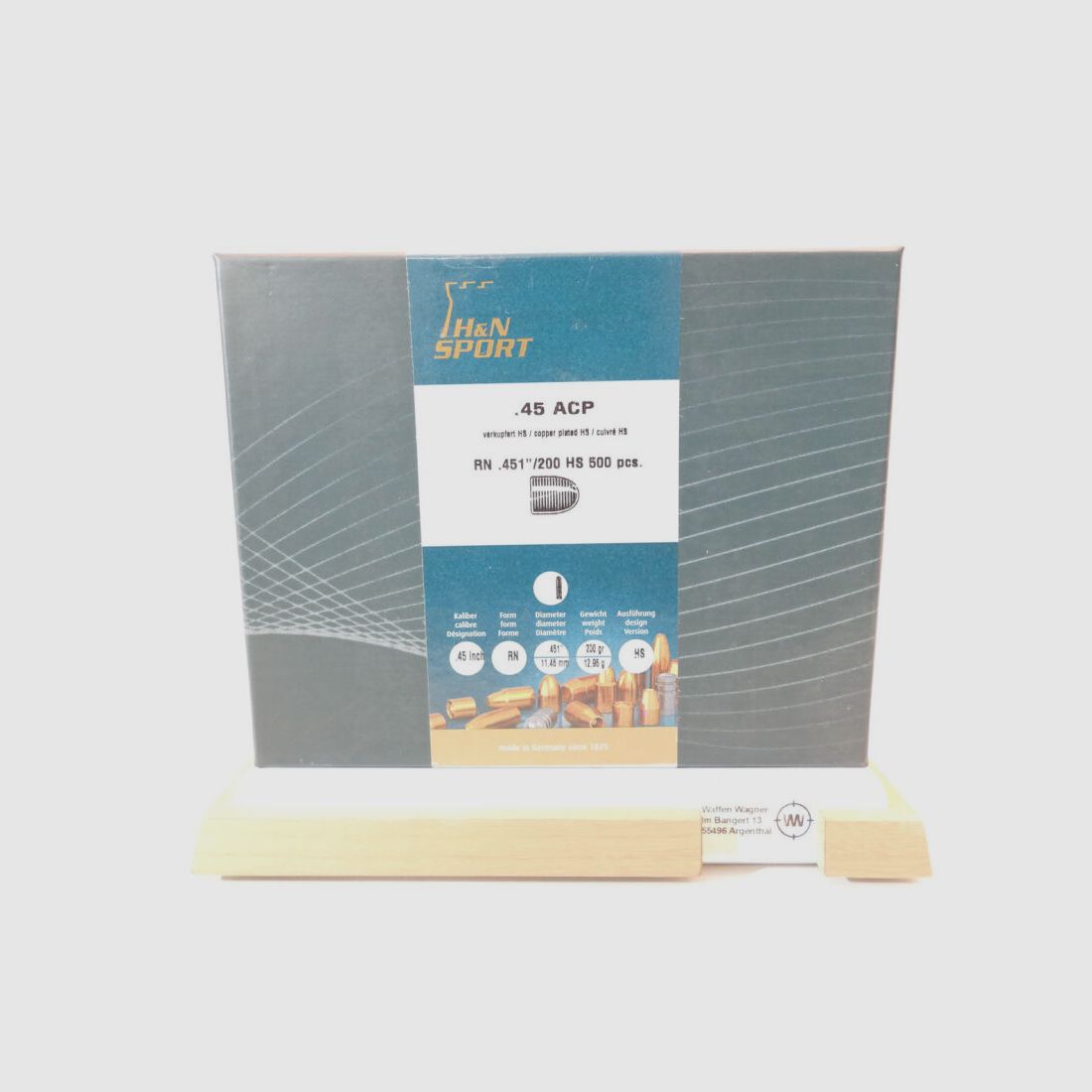 Haendler & Natermann Geschosse RN HS 200grs. A500