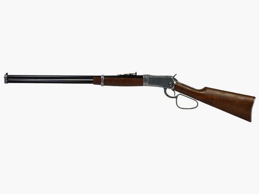 Deko Westerngewehr Kolser Winchester 92 Carbine Long Range USA 1892 realistisches Repetieren mit HĂĽlsenauswurf LĂ¤nge 108 cm altgrau