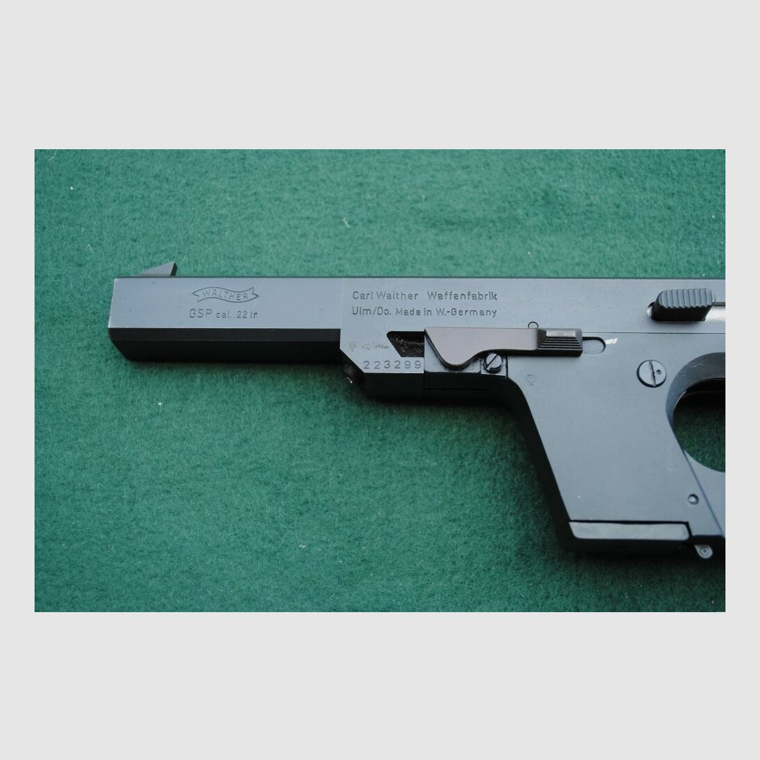 Walther Mod. GSP, zweites Modell, 2 Magazine