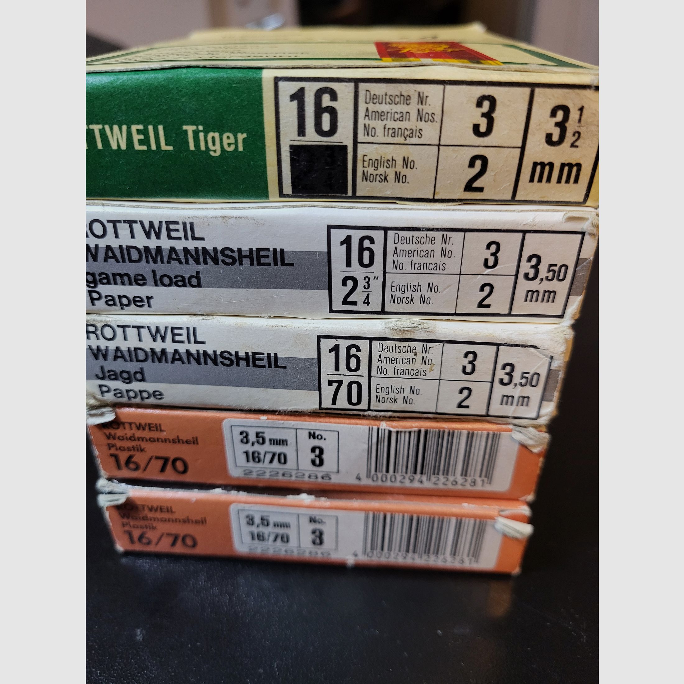 Rottweil Waidmannsheil & Tiger 16/70