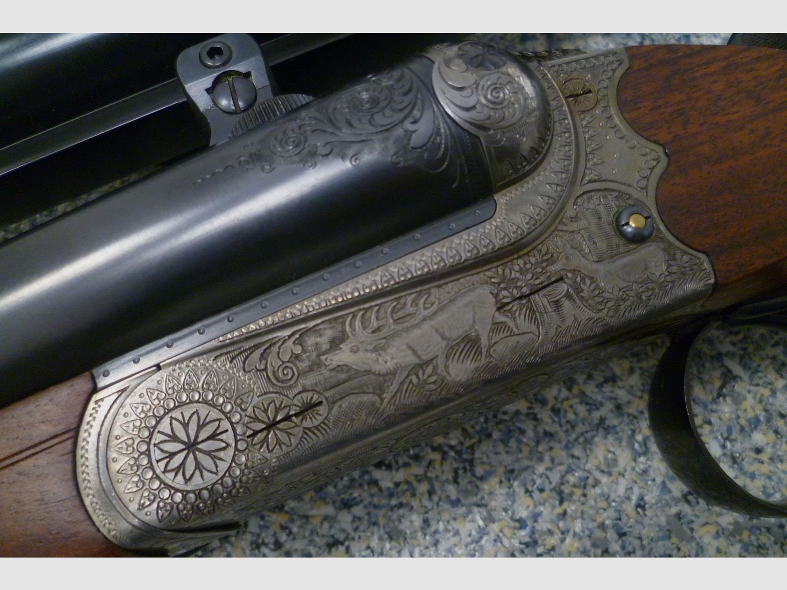 Breech-loading shotgun Bühag 12/70 & 8x57IRS