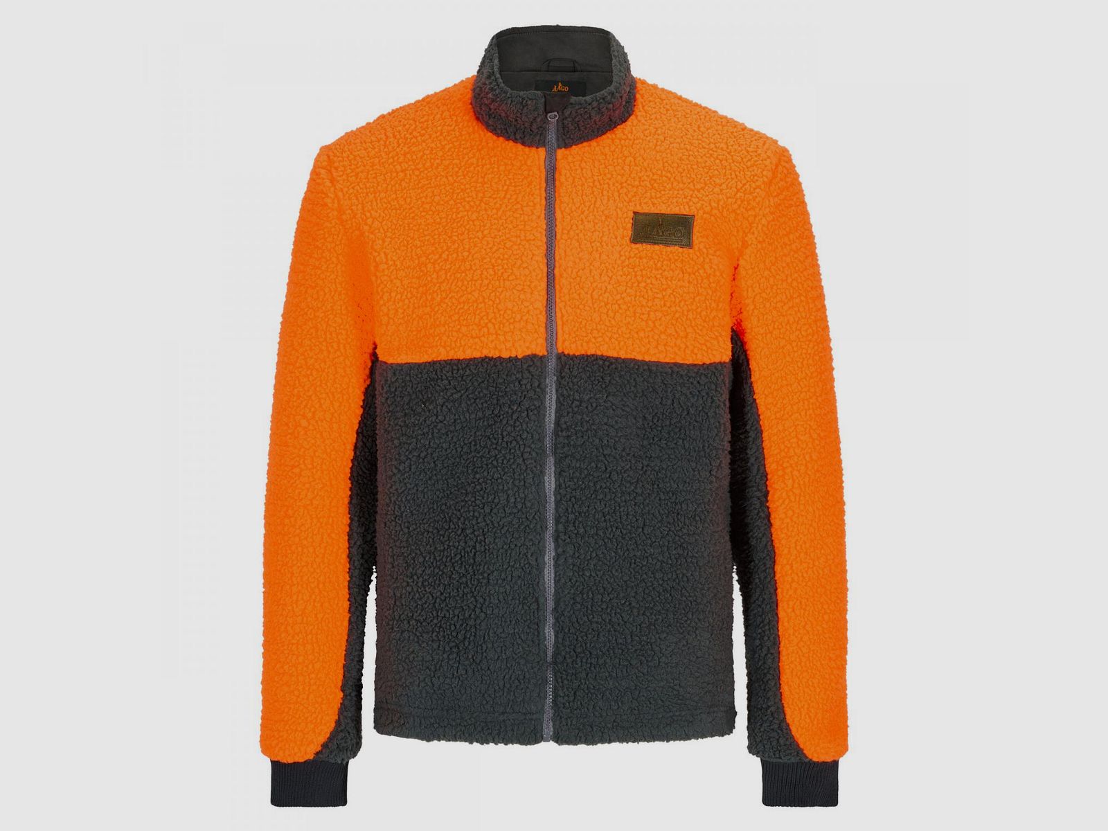 Faserpelzjacke Forst Active Herren (Orange/Grau)