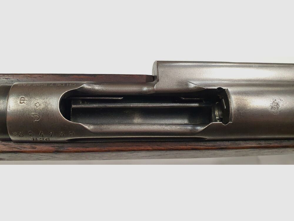 Weapon factory Bern Switzerland Mod. 1911, completely matching numbered Swiss long rifle