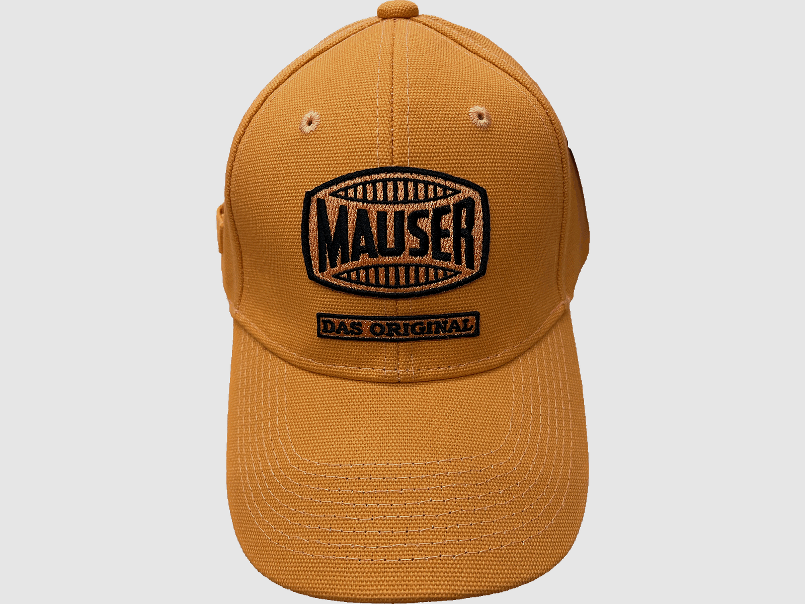 Gorra de lona Mauser naranja brillante