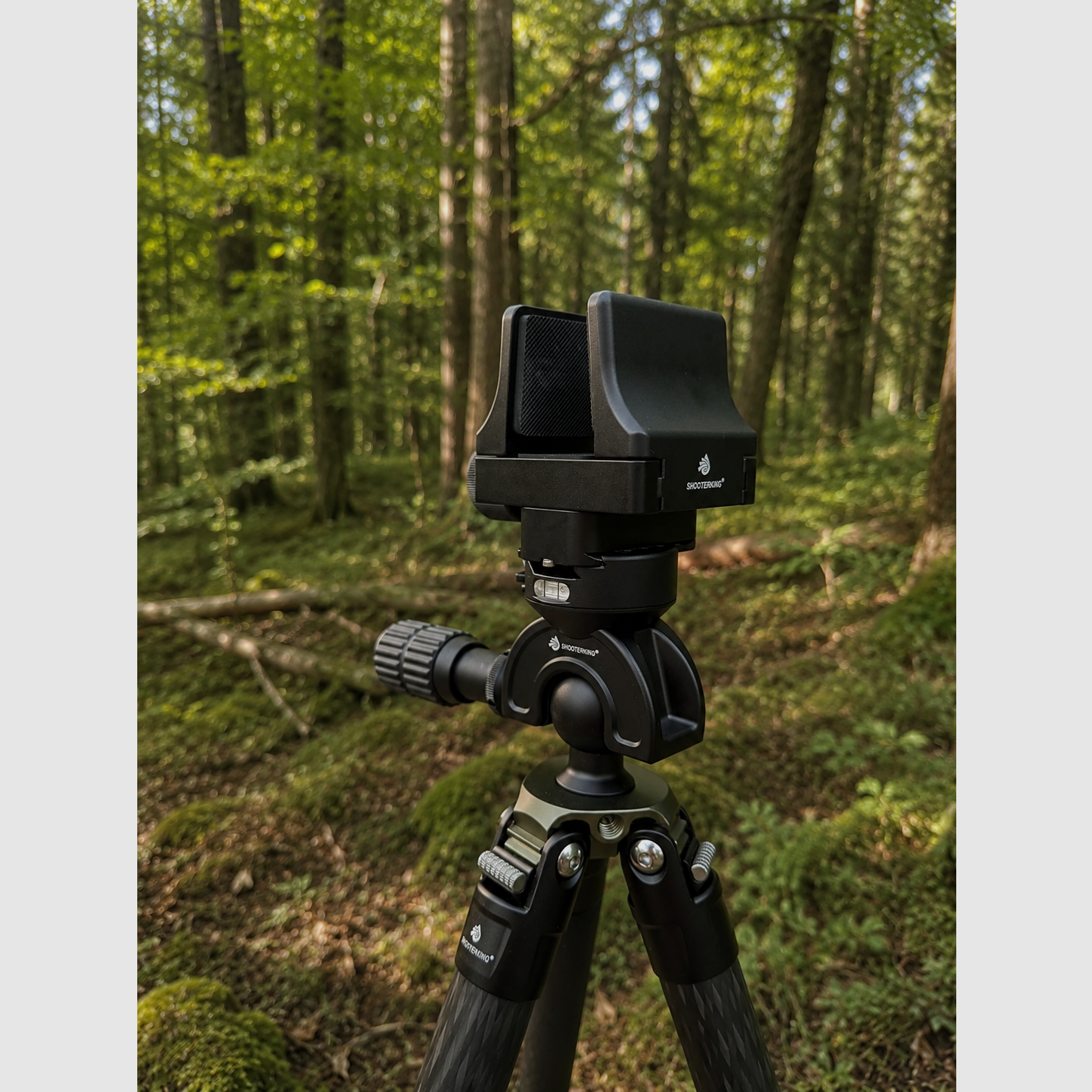 ShooterKing Apex Carbon bastone da tiro/treppiede incl. morsetto per fucile, immagine 13 di 16