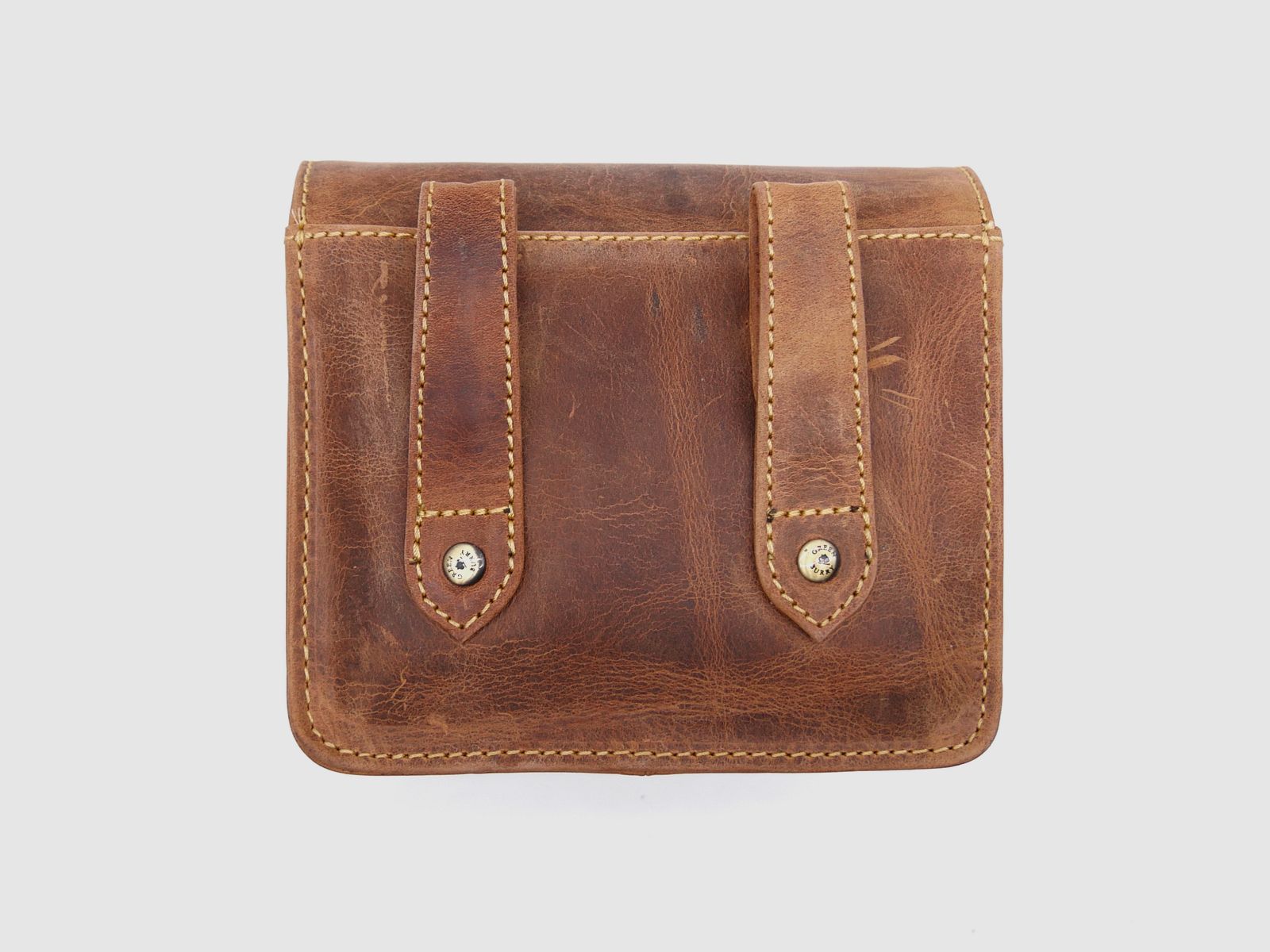 Greenburry Leder Gürteltasche Vintage Hirsch braun 1754V-STAG3-25