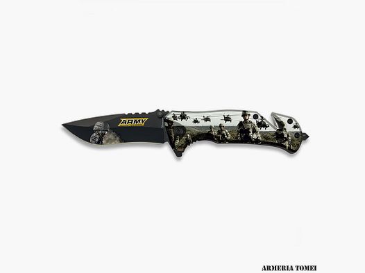 Messer – Albainox – Army 3D Griff Aluminium 8,2 cm