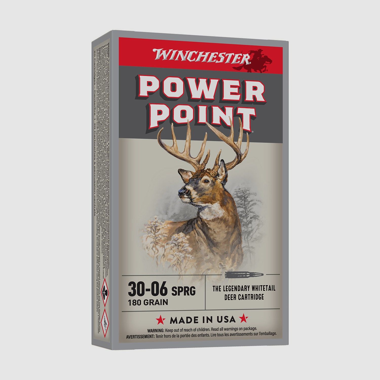 30-06 SPR WINCHESTER POWER-POINT 180gr