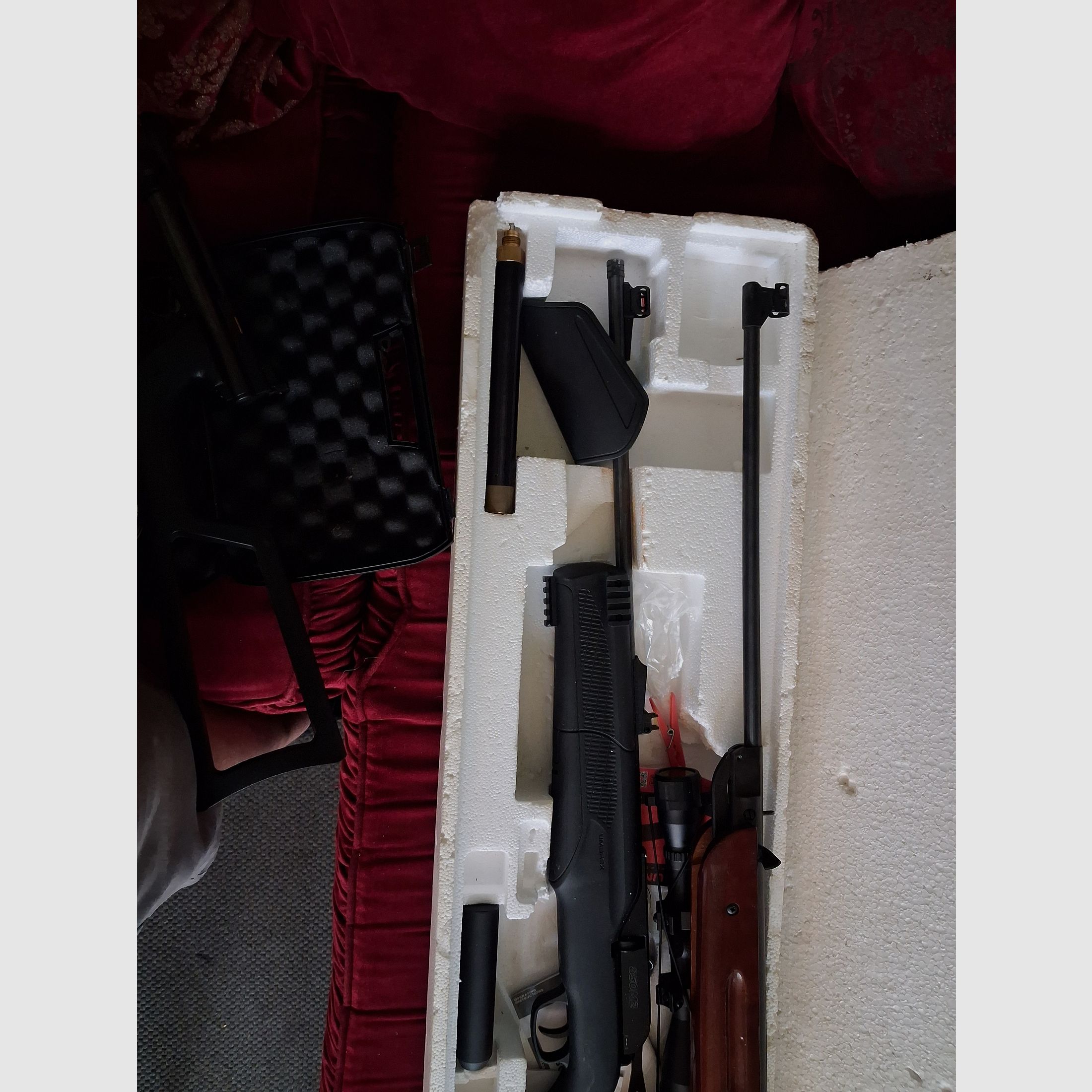 Verkaufe co2 Waffen Set und ein Knick lauf 