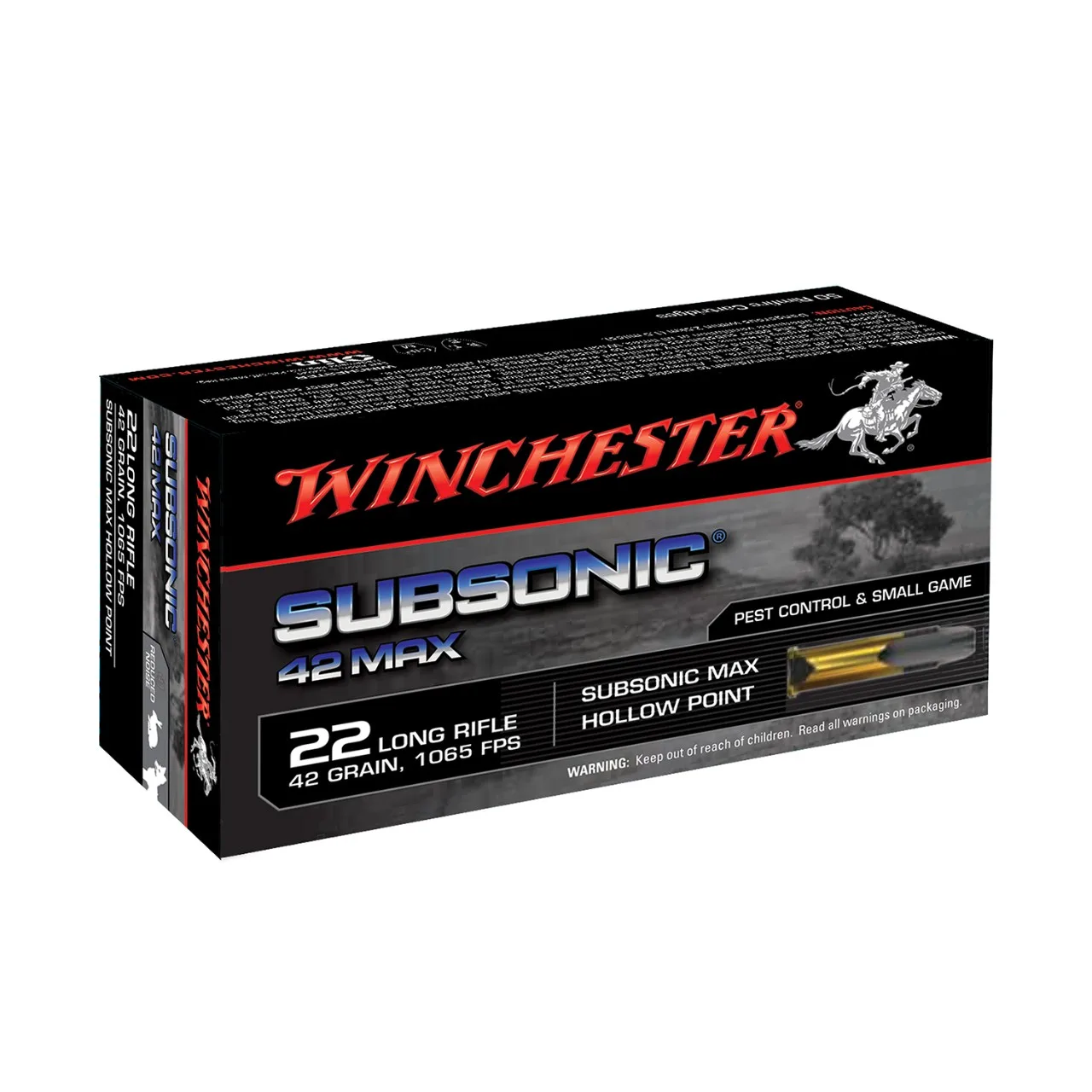 Winchester Subsonic 42 Max cal. .22 lfb - 50 pz