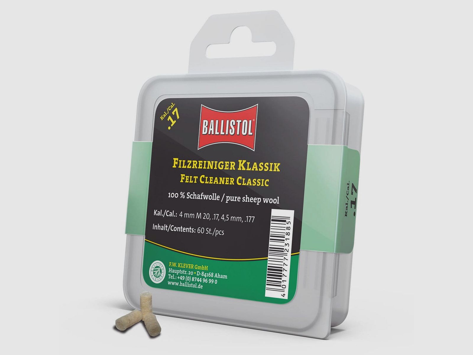 Ballistol Felt Cleaner Classic - 60 pcs.