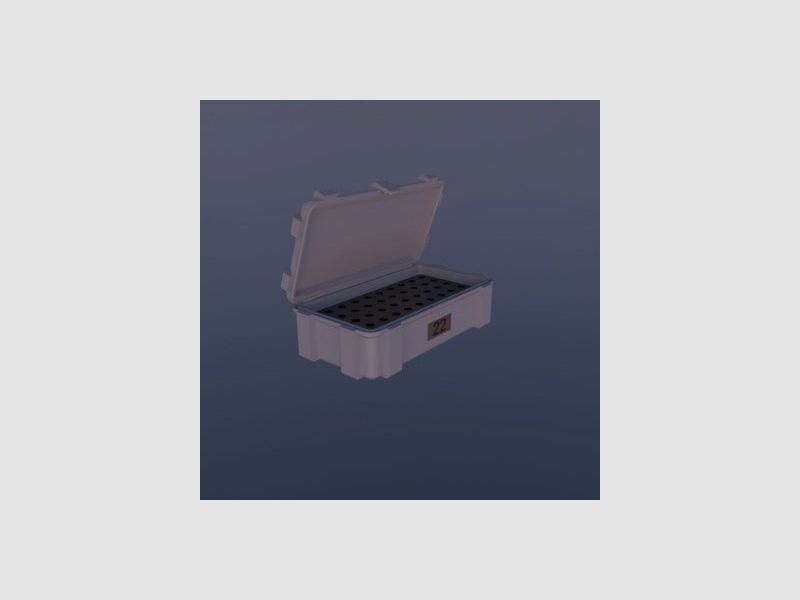 Filamelt Munitionsbox / .22 Hornet / ‘Klappdeckel’ / Patronenbox, Ammo Box