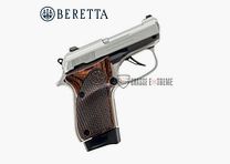 Pistolet BERETTA 30X Tomcat Inox Poignée Bois Cal 32 Acp