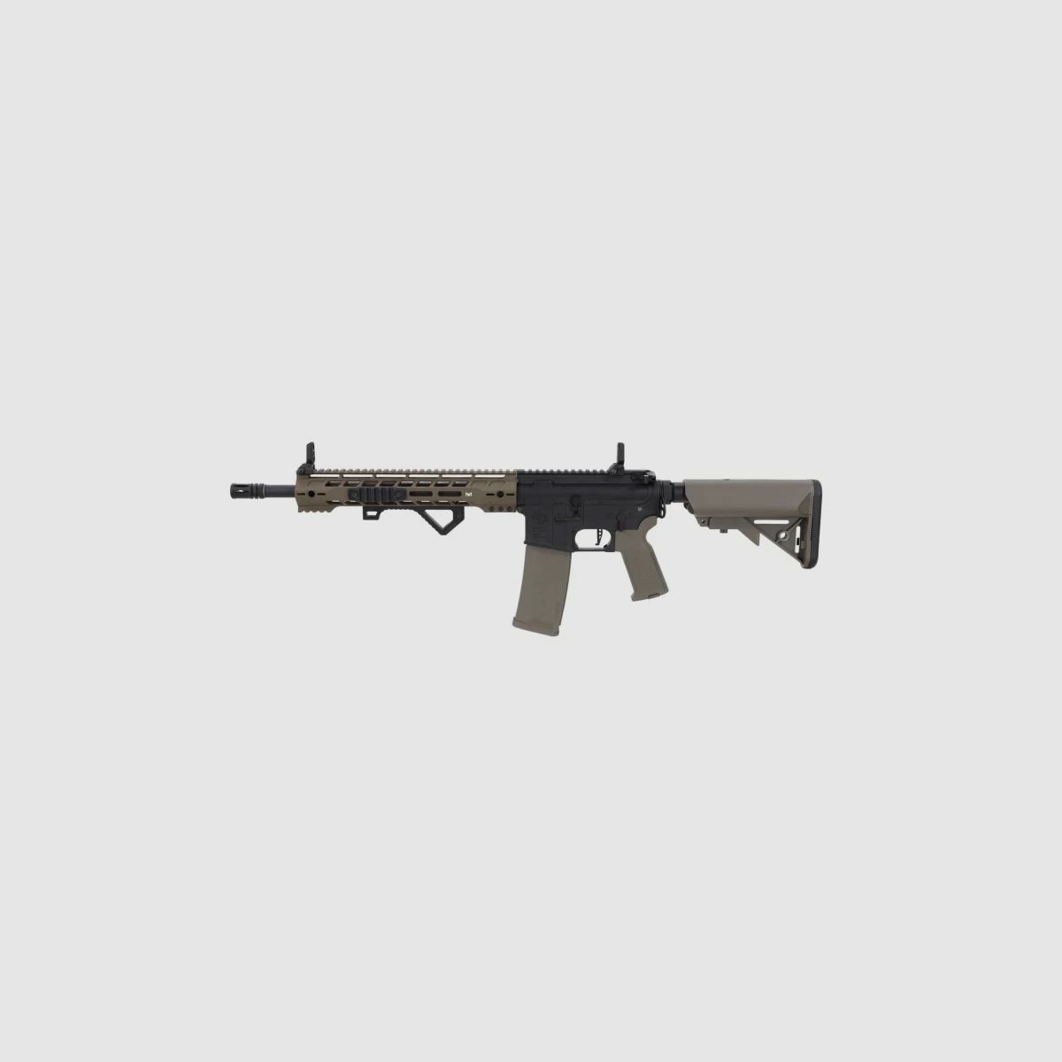 SA M4 Carbine M-LOK (RRA SA-P14 PRIME™ Aster II ETU BLDC™) Rifle Airsoft Libre a partir de 18 - Negro/Verde -F-