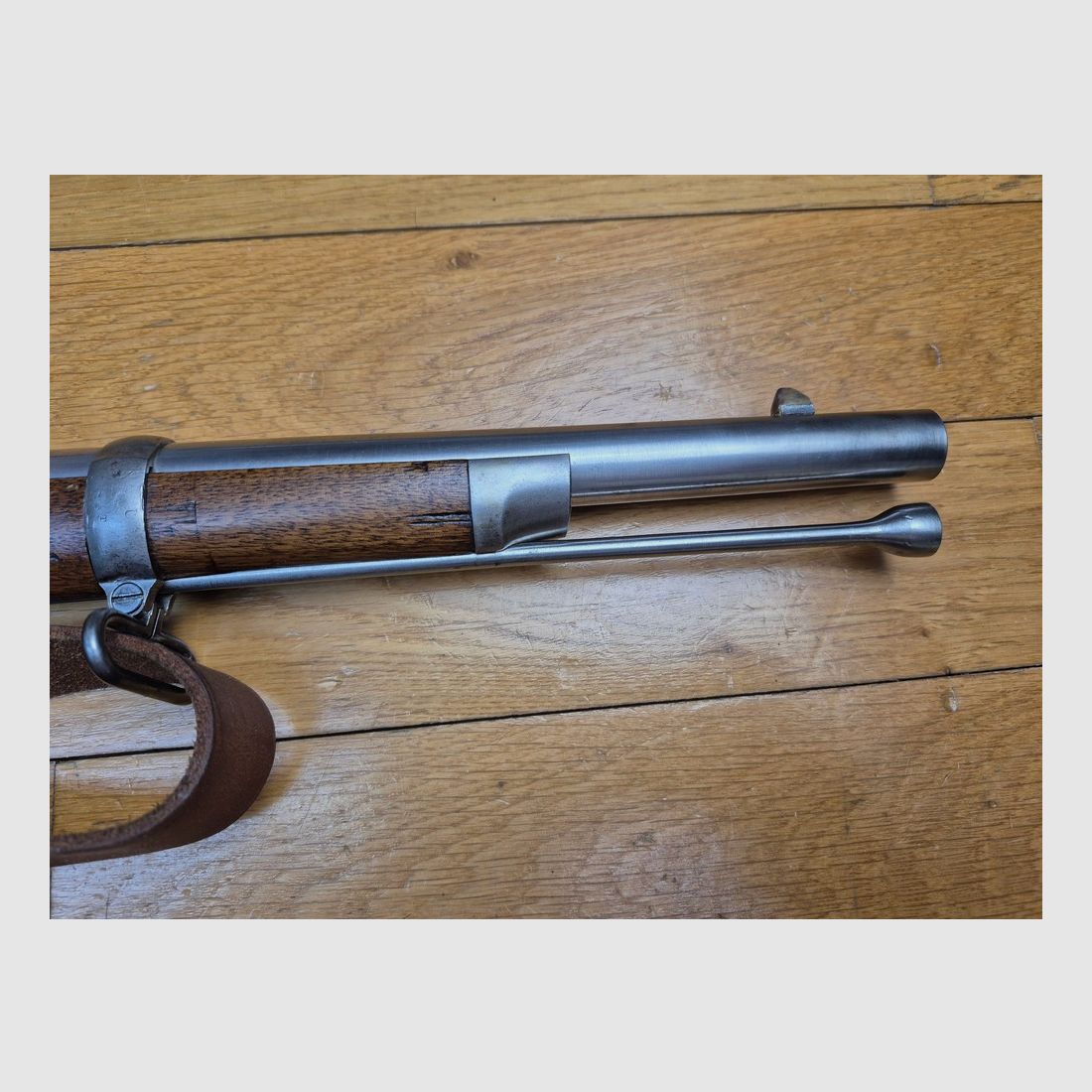 Rzadki karabin Springfield 1861 od Cadet – Colt Hartford z 1862 – Kal. .58 z gwintowaną lufą do pocisku Minié – Mechanika, oznaczenia i lufa więcej niż doskonałe – Pasek – Wspaniały! TBE++, zdjęcie 9 z 32