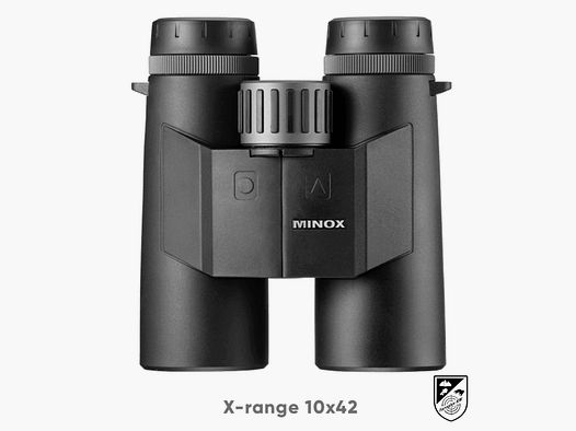 MINOX 80408390 X-Range 10x42 Fernglas mit Entfernungsmesser 2800m Reichweite