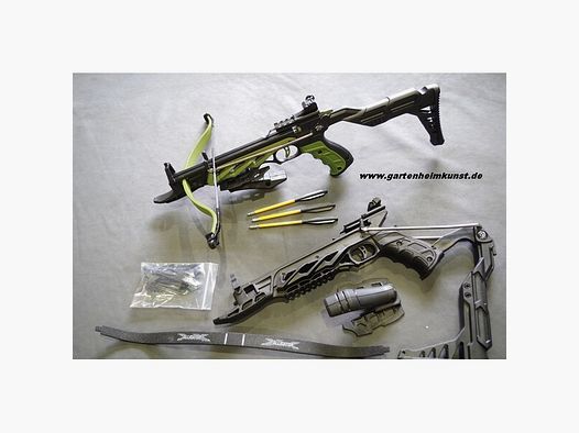 SALE Armbrust Alligator 2 : 80 lbs 185 fps mit Spannhebel / Selbstspannmechanismus Pistolenarmbrust