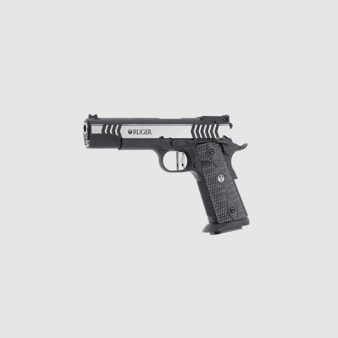 Ruger SR1911 Competition SLV BLK, Cal. 4,5mm; BB Co2; 2 J; 19 colpi, immagine 3 di 20