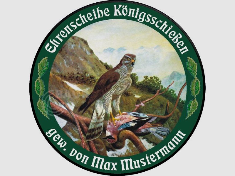Schützenscheibe ECO-LINE Motiv 121