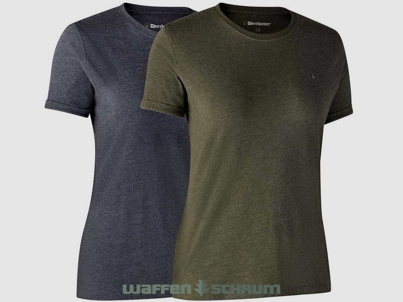 Deerhunter Basic T-Shirt Adventure Green Melange