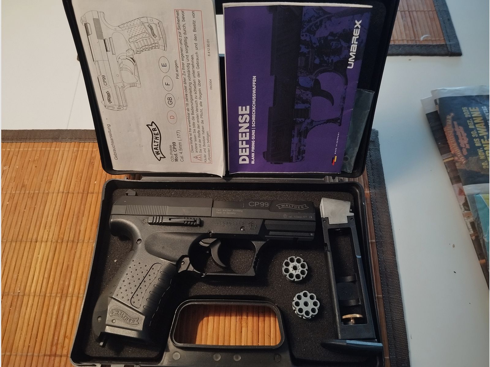 Walther CP 99 CO₂ Pistole – 4,5 mm | Neuwertig