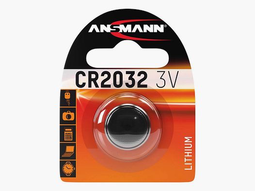 ANSMANN Batterie für Zielfernrohr CR2032 (3V)