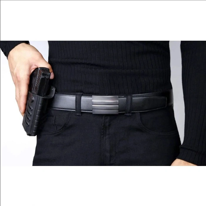 Kore Essentials Leather Gun Belt X2 cinturón de tiro negro (X2GUNBLK), imagen 7 de 8