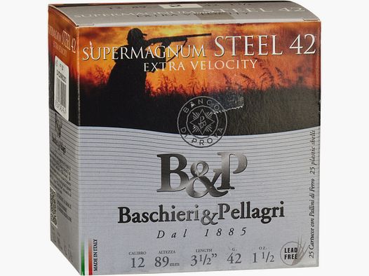 Baschieri & Pellagri 12/89 Supermagnum Steel 42 Extra Velocity 3.5mm 42g