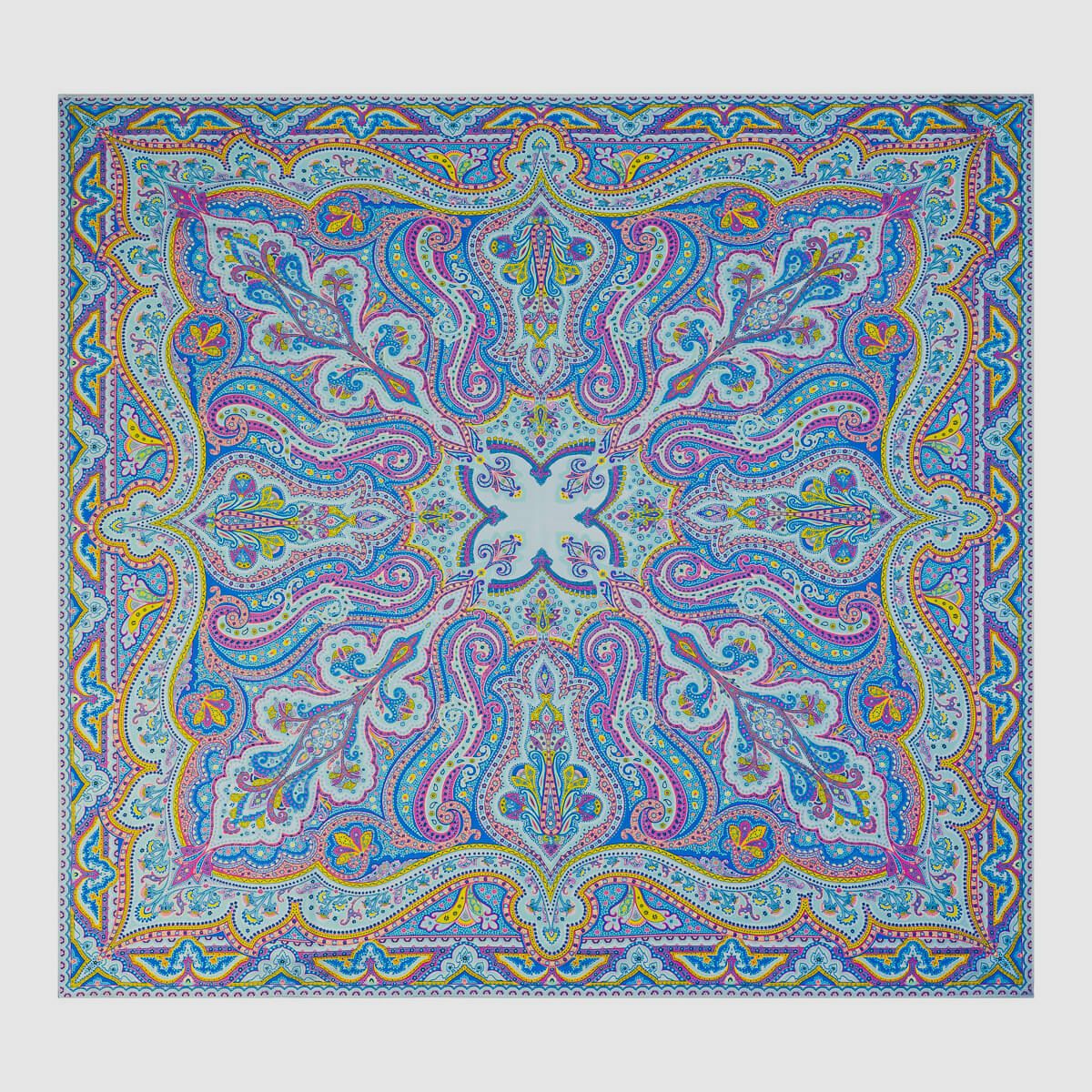 Tuch Cashmere/Seide in Hellblau, Bild 2 von 3