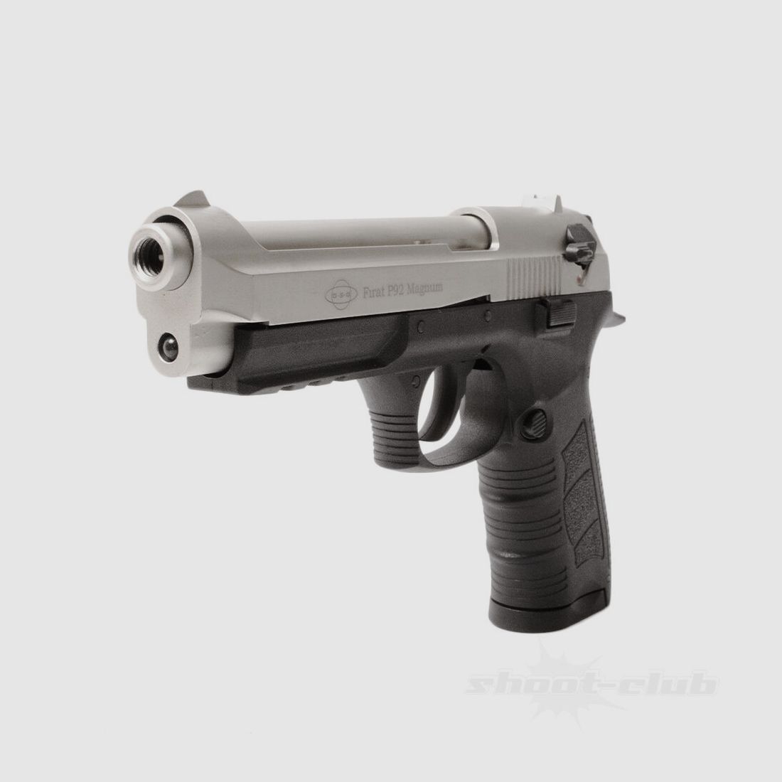Ekol P92 Magnum Schreckschusspistol 9mmPAK Nickel Platzpatronen