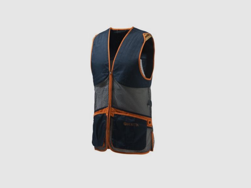 Beretta – Beretta Chaleco de Tiro Full Mesh Azul Oscuro, imagen 2 de 4